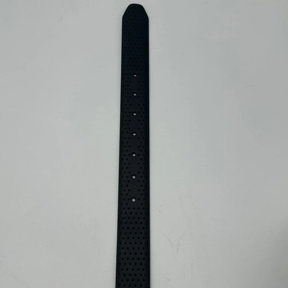 Reebok Reversible Belt Mens Size 38 Black Perforated Athletic Casual‎ Sport Golf